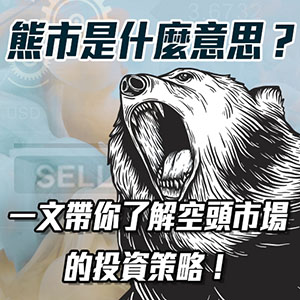 熊市是什麼意思？要如何分辨？一文帶你了解熊市的投資策略